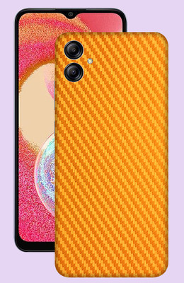 WeCre8 Skin's Samsung Galaxy A04e Mobile Skin(Golden Carbon Fiber Mobile Skin)