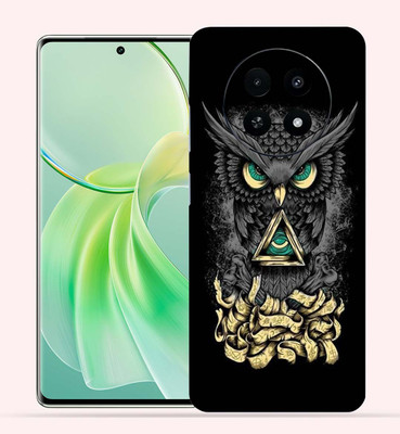 OggyBaba OggyBaba Realme Narzo 70x 5g Mobile Skin(Black Angry Owl)