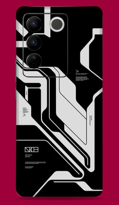 SkinoMania Vivo V27 Pro 5G Mobile Skin(Multicolor Cyber style)