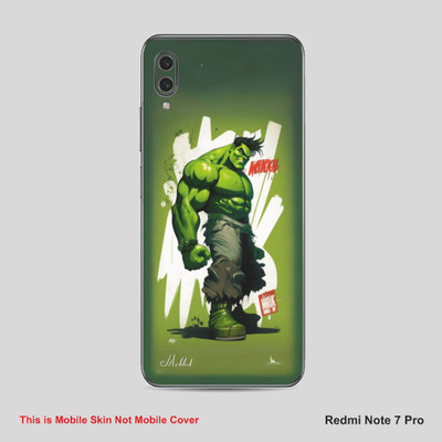 VYBE The Smart Choice Redmi Note 7 Pro Super Hero Mobile Skin(Multy colorF/16)