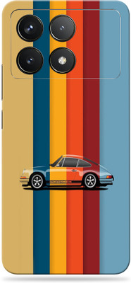 WeCre8 Skin's poco f6 pro Premium Vinyl Mobile Skin (Multicolor) Mobile Skin(Magic-Car)