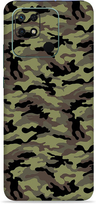 SkinoMania Redmi 10c Mobile Skin(Multicolor Camo-Mig)