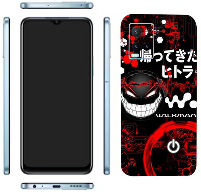 Pochanki Vivo Y33t Mobile Skin(Smilling Graffiti Skin With Glossy Matte Finish.)
