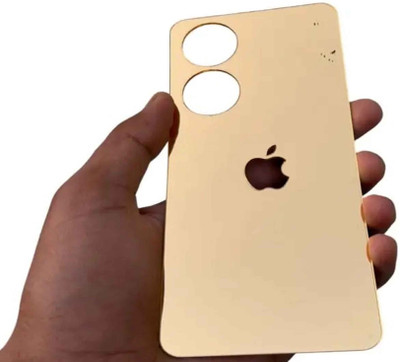 GENTECK OPPO A58 5G GOLD Glass Finish Back Panel Skin with Star Logo Mobile Skin(Gold)
