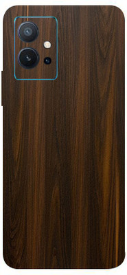AsSkin Vivo T1 5g, vivo t1 5g, vivo Mobile Skin(Ultra Super Mahogany Wood With High Matte Finish .Skin..)