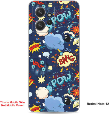 VYBE The Smart Choice Redmi Note 12 Pow Embossed Mobile Skin(Glacier Blue A1)