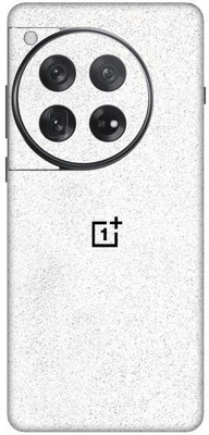 Vcare GadGets Glitter White OnePlus 12 5G With Logo Mobile Skin(Glitter White)