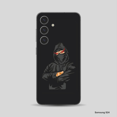 VYBE The Smart Choice Samsung S24 Horror Mobile Skin Mobile Skin(Dune Black 21)