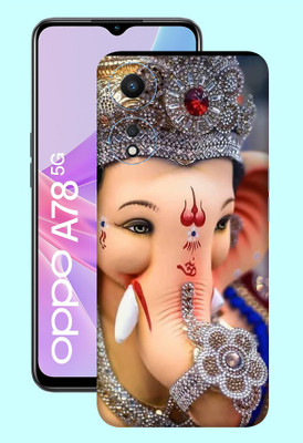 WeCre8 Skin's Oppo A78 5G Mobile Skin(Ganpati Ji Multicolor Mobile Skin)