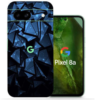 OggyBaba Google Pixel 8A 5g Mobile Skin(Blue Poly)
