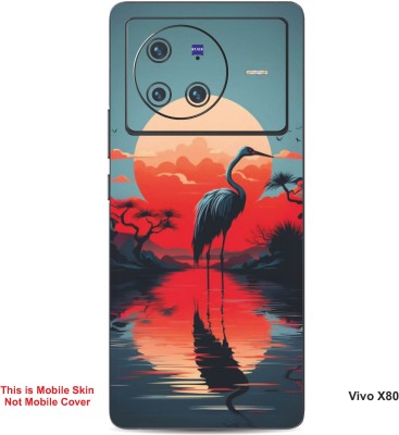 VYBE The Smart Choice Vivo X80 Naturel Mobile Skin(Regent Grey 14)