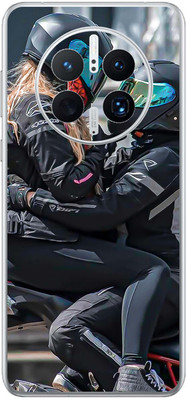 FCS Huawei Mate 50 Pro Printed Back skin Mobile Skin(Bike Couple)