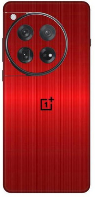 Vcare GadGets Red Titanium OnePlus 12 5G With Logo Mobile Skin(Red Titanium)