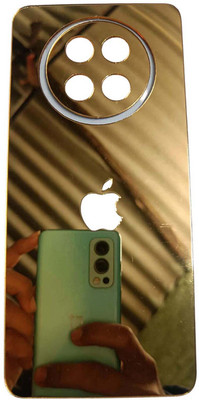TWUAOP REALME 13 PRO PLUS 5G MOBILE SKIN ACRYLIC SHEET MIRROR BACK PANNEL APPLE Mobile Skin(Gold)