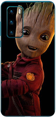 FCS Huawei P40 4G Printed Back skin Mobile Skin(Baby Groot)