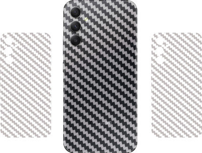 SCREENIX SAMSUNG GALAXY A54 5G || 3D CARBON FIBER ULTRA-THIN BACK LAMINATION || Mobile Skin(TRANSPARENT)