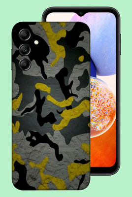 WeCre8 Skin's Samsung Galaxy A14 5G Mobile Skin(Yellow Camouflage Multicolor Mobile Skin)