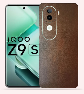 OggyBaba Vivo Iqoo Z9s 5g Mobile Skin(Brown Leather)
