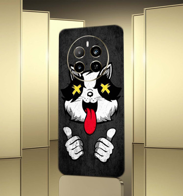 BugguSkin realme Narzo 70 Pro 5G Mobile Skin(Ulltra Superr Crazy Cat Skin With High Matte (Back+Side+Camera))