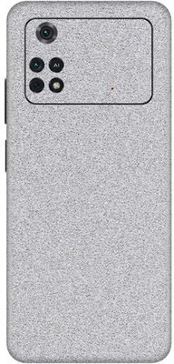 Vcare GadGets Poco M4 Pro Mobile Skin(Silver)
