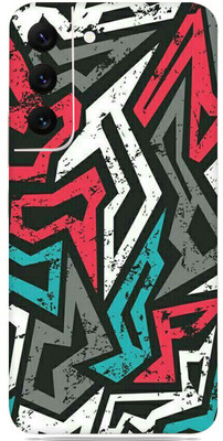 SkinoMania Samsung Galaxy S22 5g Mobile Skin(Multicolor Abstract-Mad-Angle)