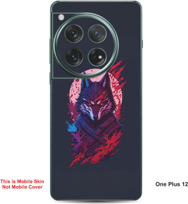 VYBE The Smart Choice One Plus 12 Wolf Embossed Mobile Skin(Flamingo Pink)