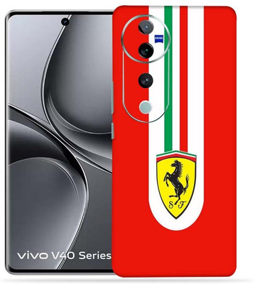 OggyBaba OggyBaba Vivo V40 pro 5g Mobile Skin(Red-Ferrari)
