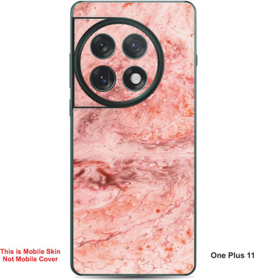VYBE The Smart Choice One Plus 11 Abstract Embossed Mobile Skin(Beauty Bush A11)