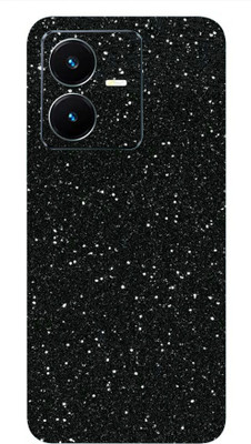 AsSkin Vivo Y22, vivo y22, vivo Mobile Skin(Ultra Super Sparkling Black Glitter With High Matte Finish.)