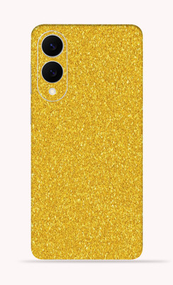 Gizmo Wraps Samsung S25 edge 5g Mobile Skin(Golden Gliter)