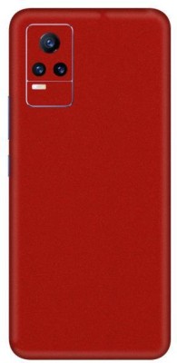 Vcare GadGets Vivo Y21e 5 G Mobile Skin(Glitter Red)