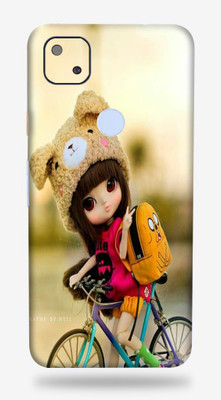 LAMHA Google Pixel 4a Mobile Skin(Ultra Super Cutie Pie Girl skin With High Matte Finish., Mobile Skin (Back+Side+Camera))