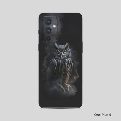 VYBE The Smart Choice One Plus 9 Owl Mobile Skin Mobile Skin(Charcoal Grey 11)