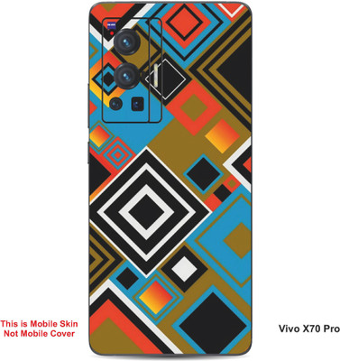 VYBE The Smart Choice Vivo X70 Pro Pattern Embossed Mobile Skin(Sandy Taupe 13)