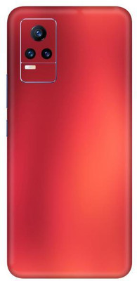 Vcare GadGets Vivo Y21e 5 G Mobile Skin(Shining Mirror Red)