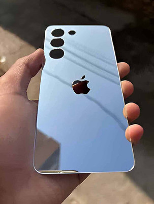 MOKPLZ VIVO T3 5G BACK PANNEL MIRROR ACRYLIC SHEET Mobile Skin(Silver)
