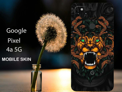 BugguSkin Google Pixel 4a 5G Mobile Skin(UlltraSuper Annoyed Lion King Skin With High Mattte Finish......)