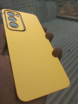 MOKPLZ OPPO RENO 12 PRO 5G GOLDEN MIRROR BACK PANNEL Mobile Skin(GOLDEN)