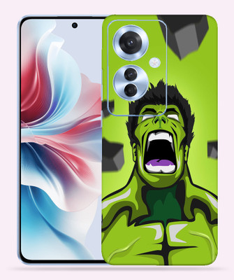 OggyBaba OggyBaba Oppo Reno 11f Mobile Skin(Green Hulk)
