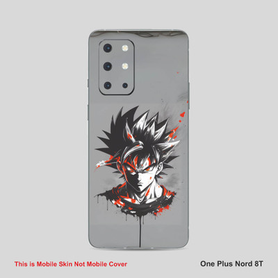 VYBE The Smart Choice One Plus Nord 8T Goku Mobile Skin Mobile Skin(Dust Grey B7)