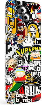 TJ CREATION Google Pixel 4A Mobile Skin(Ultra Super Sticker Bombing Skin With High Matte Finish.)