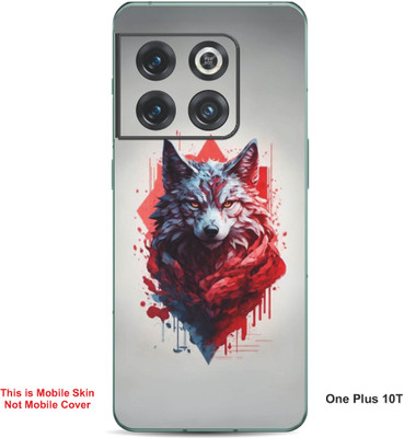 VYBE The Smart Choice One Plus 10T Wolf Embossed Mobile Skin(Moon Mist 31)