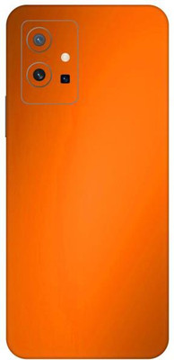 Vcare GadGets Metallic Orange Shining vivo T1 5G Mobile Skin(Metallic Orange Shining)