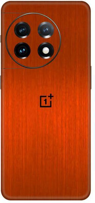 Vcare GadGets One Plus 11 5G With Logo Mobile Skin(Orange)