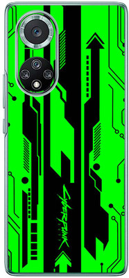 FCS Huawei nova 9 Pro Printed Back skin Mobile Skin(Cyber Punk Green)