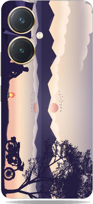 SkinoMania Vivo y27 Mobile Skin(Camping-Art Multicolor Mobile Skin)