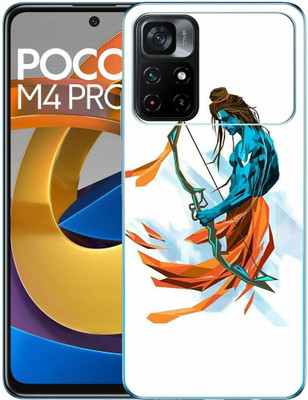 FCS Poco M4 Pro 5G Printed Back skin Mobile Skin(Lord Ram Skin)