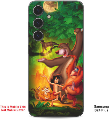 VYBE The Smart Choice Samsung S24 Plus Jungle Book Embossed Mobile Skin(Green Pea 1)