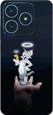 SkinoMania Realme Narzo N63 5G Mobile Skin(Angel Tom and Jerry Multicolor Mobile Skin)