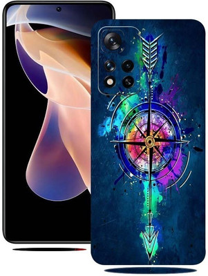 TJ CREATION Redmi Note 11 T 5G, Color Compass, xiaomi note 11t 5g Mobile Skin(Ultra Super Color Compass Skin With High Matte Finish)